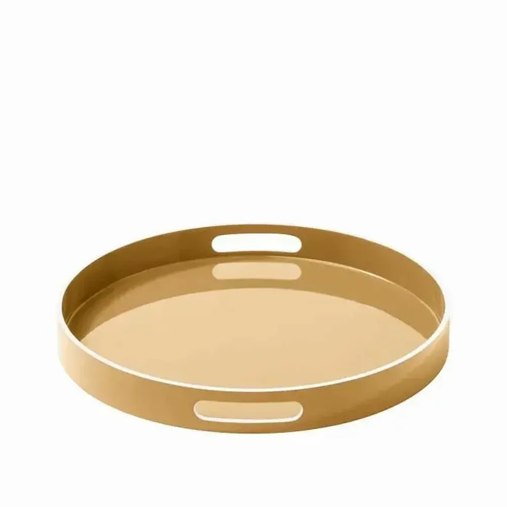 Trays - SIGNATURE round lacquer tray - CFOC