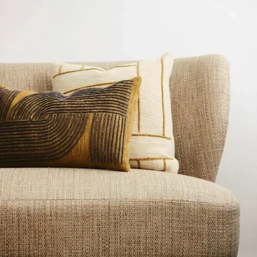 Coussins - Coussin en coton brodé DORI - CFOC