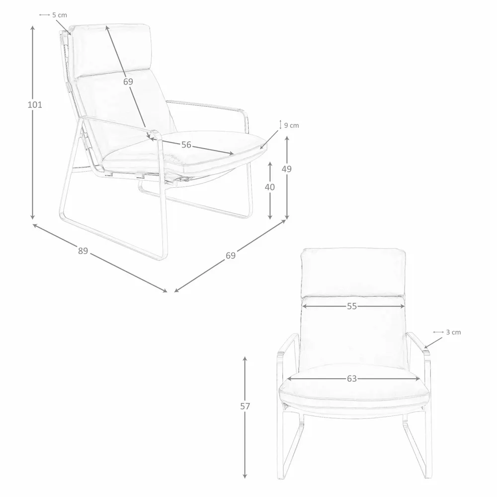 Fauteuils - Fauteuil en cuir camel - ANGEL CERDÁ