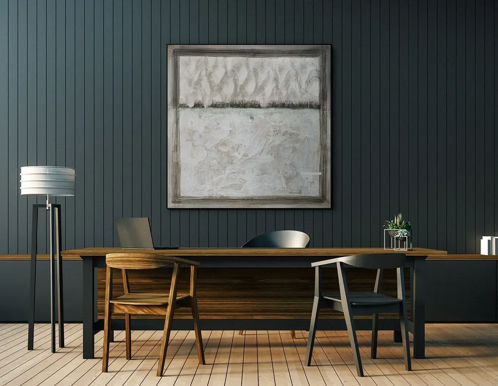 Services - 'Isernia I XXL' - Œuvre originale - 150x150cm - PERSPECTIVA 10