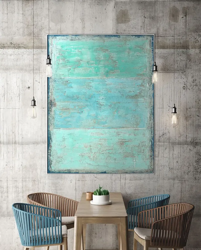 Services - 'Salamina' - Œuvre Originale - 130x170 cm - PERSPECTIVA 10