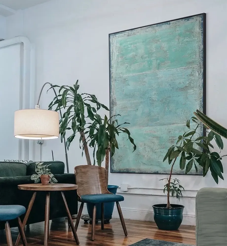 Services - 'Salamina' - Œuvre Originale - 130x170 cm - PERSPECTIVA 10