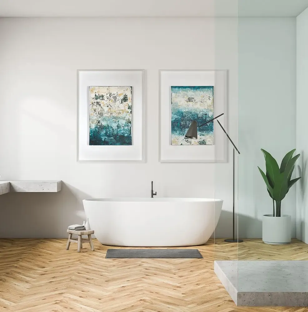 Services - 'Formentera II' - Original Painting - 70x100cm - PERSPECTIVA 10