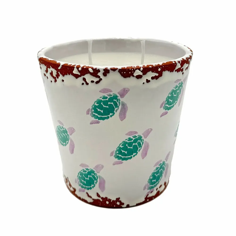 Bougies - Bougie parfumée en céramique Tortues taille L - WAX DESIGN - BARCELONA