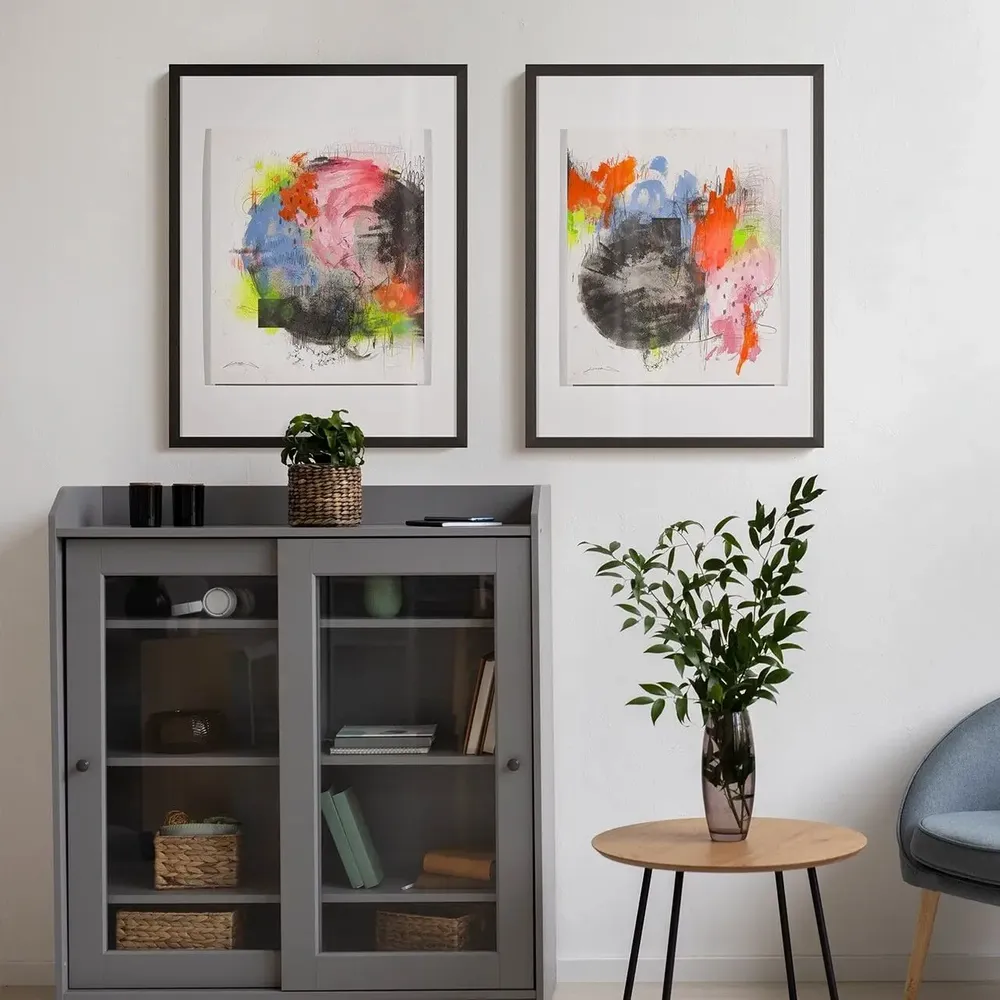 Services - 'Pigmento 02' - Œuvre Originale - 60x80 cm - PERSPECTIVA 10