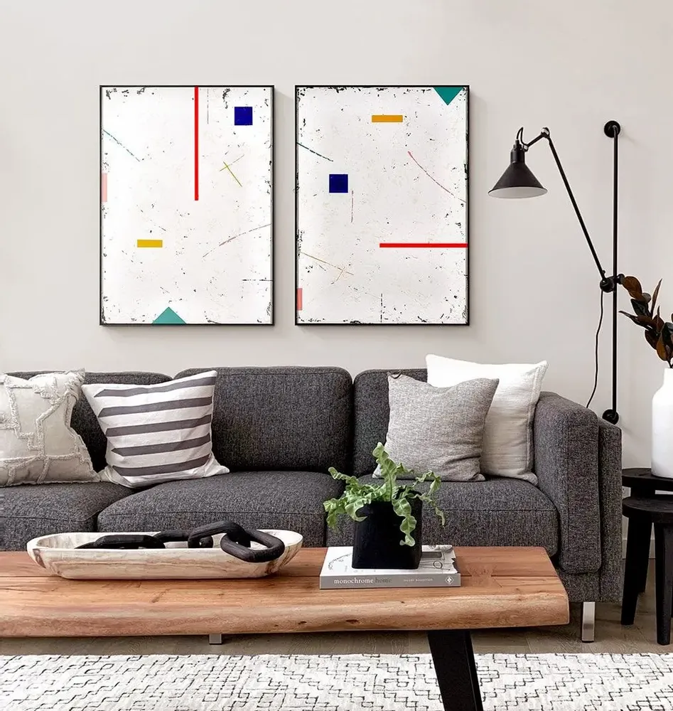 Services - 'Amaranta 01' - Original Painting - 70x100cm - PERSPECTIVA 10