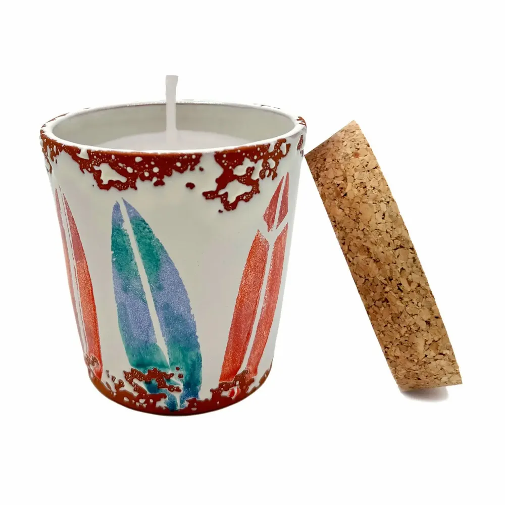 Bougies - Bougie parfumée Ceraminc Surfer taille M - WAX DESIGN - BARCELONA