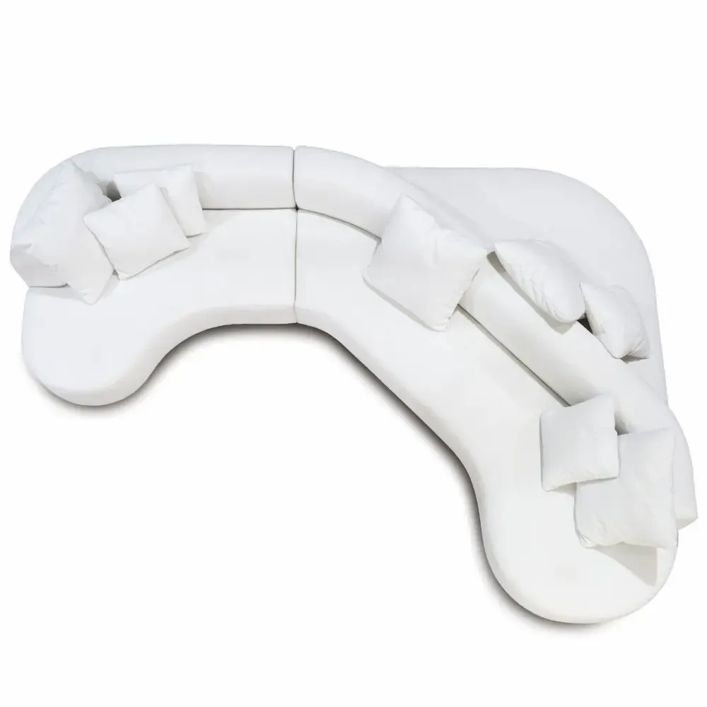 Canapés pour collectivités - Lab Organic Gamma | Canapé incurvé double face, 100 % sur mesure - CREARTE COLLECTIONS