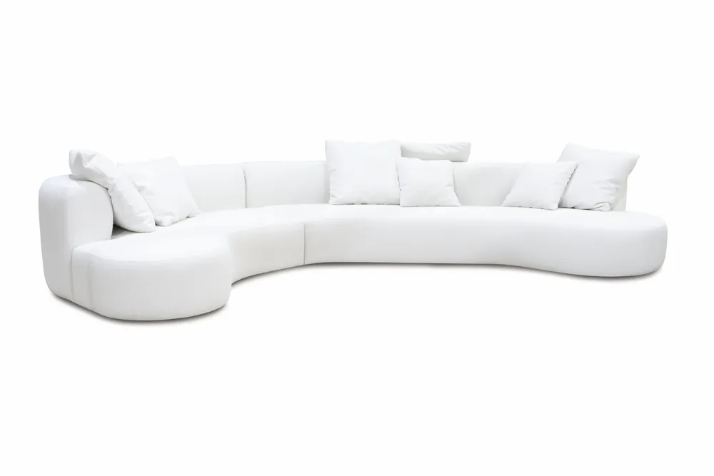 Canapés pour collectivités - Lab Organic Gamma | Canapé incurvé double face, 100 % sur mesure - CREARTE COLLECTIONS