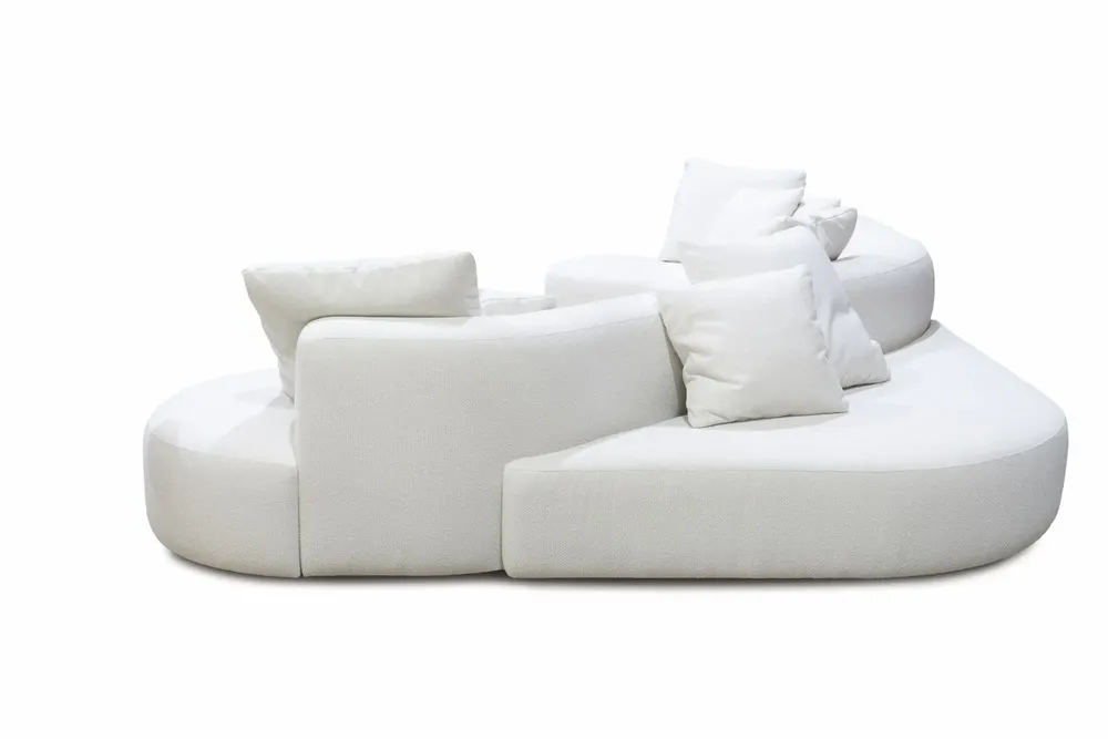 Canapés pour collectivités - Lab Organic Gamma | Canapé incurvé double face, 100 % sur mesure - CREARTE COLLECTIONS