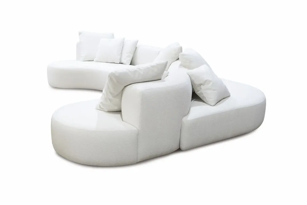 Canapés pour collectivités - Lab Organic Gamma | Canapé incurvé double face, 100 % sur mesure - CREARTE COLLECTIONS