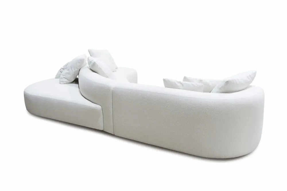 Canapés pour collectivités - Lab Organic Gamma | Canapé incurvé double face, 100 % sur mesure - CREARTE COLLECTIONS