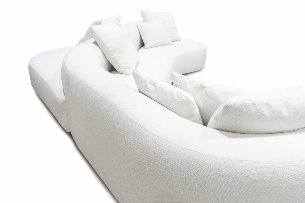 Canapés pour collectivités - Lab Organic Gamma | Canapé incurvé double face, 100 % sur mesure - CREARTE COLLECTIONS