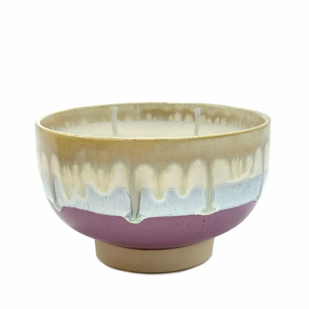 Candles - ceramic boho scented candle size S - WAX DESIGN - BARCELONA