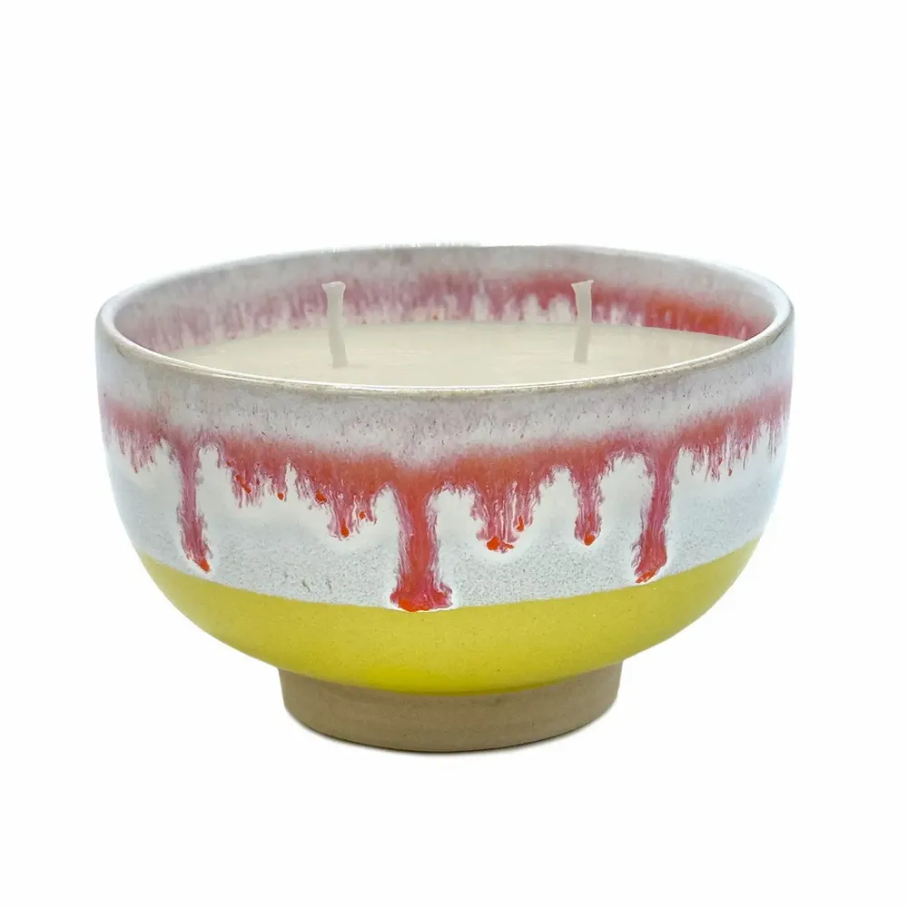 Candles - ceramic boho scented candle size S - WAX DESIGN - BARCELONA