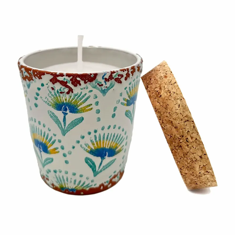 Candles - ceramic albizia scented candle size M - WAX DESIGN - BARCELONA