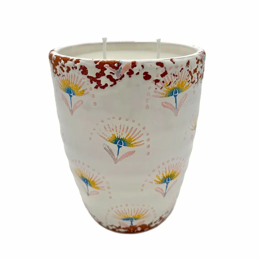 Bougies - bougie parfumée Albizia en céramique taille XL - WAX DESIGN - BARCELONA