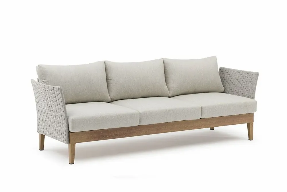 Lawn sofas   - RIVIERA aluminum sofa - COUTURE JARDIN