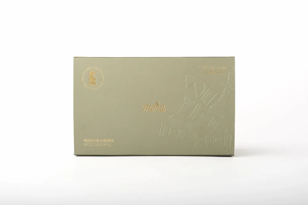 Jeux enfants - Jeu d'échecs en bois d'olivier et pièces Staunton Europe - MORA-PLAY