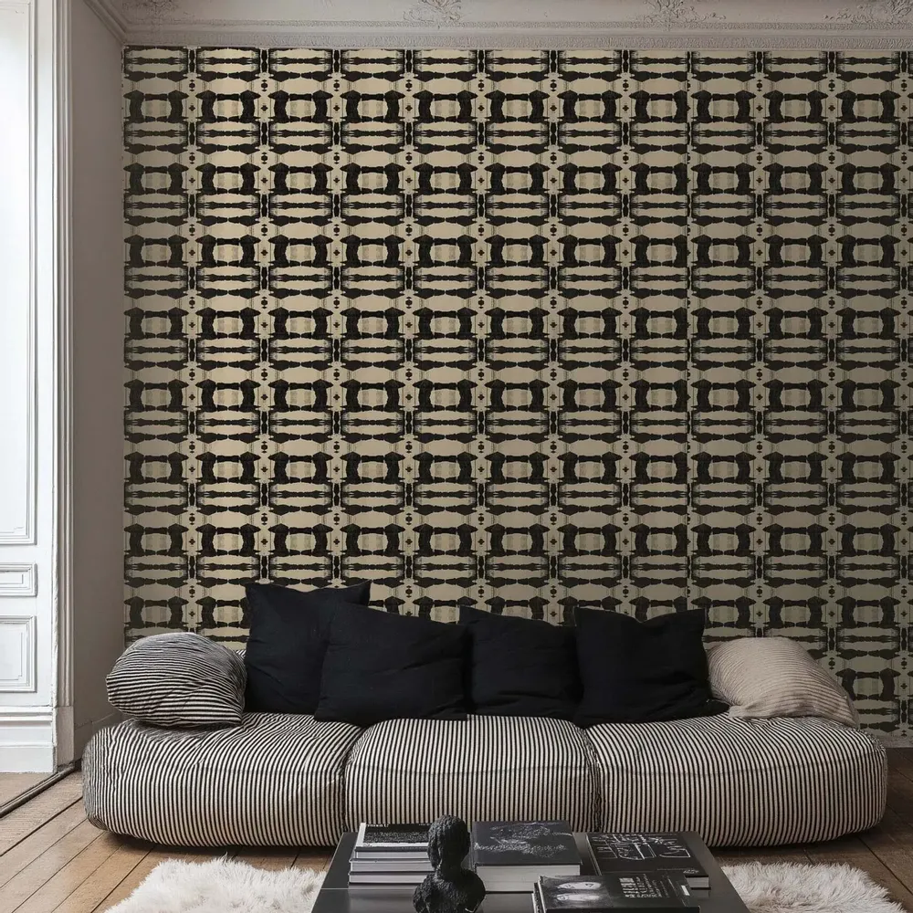 Papiers peints - Feuille de papier peint n°16 - Toledo Noir - JOLI JOUR PARIS