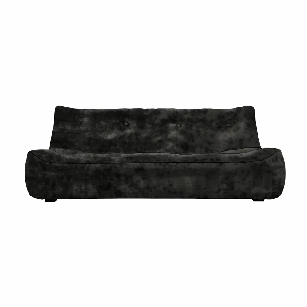 Sofas - Soho Black Sofa - 2 seats - JOLI JOUR PARIS