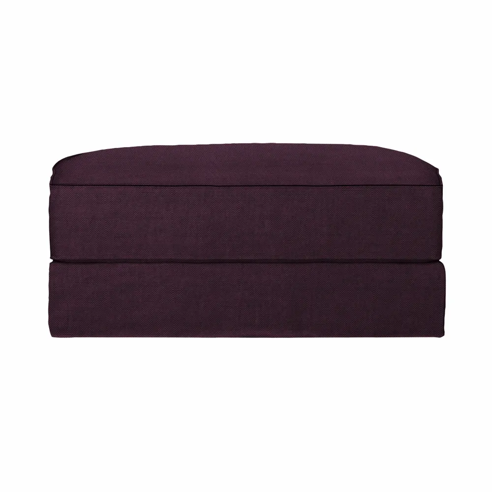 Sofas - Intriguing eggplant Portobello sofa - ottoman - JOLI JOUR PARIS