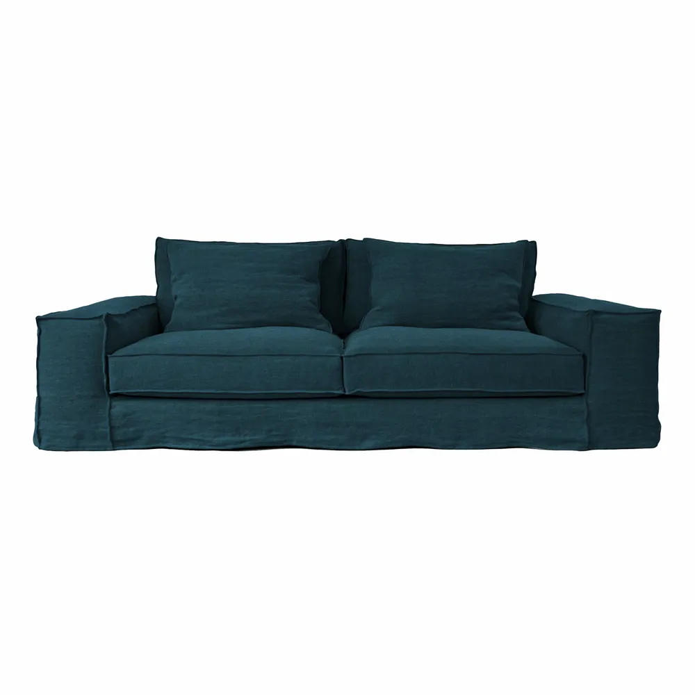 Sofas - Portobello ocean blue sofa - 4 seats - JOLI JOUR PARIS