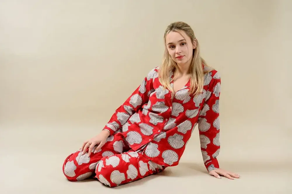 Homewear - White Shell Pajama - KORES ACCESSORIES