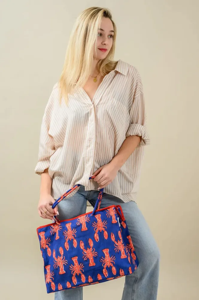 Bags and totes - Lobster HandBag Reversible - KORES ACCESSORIES