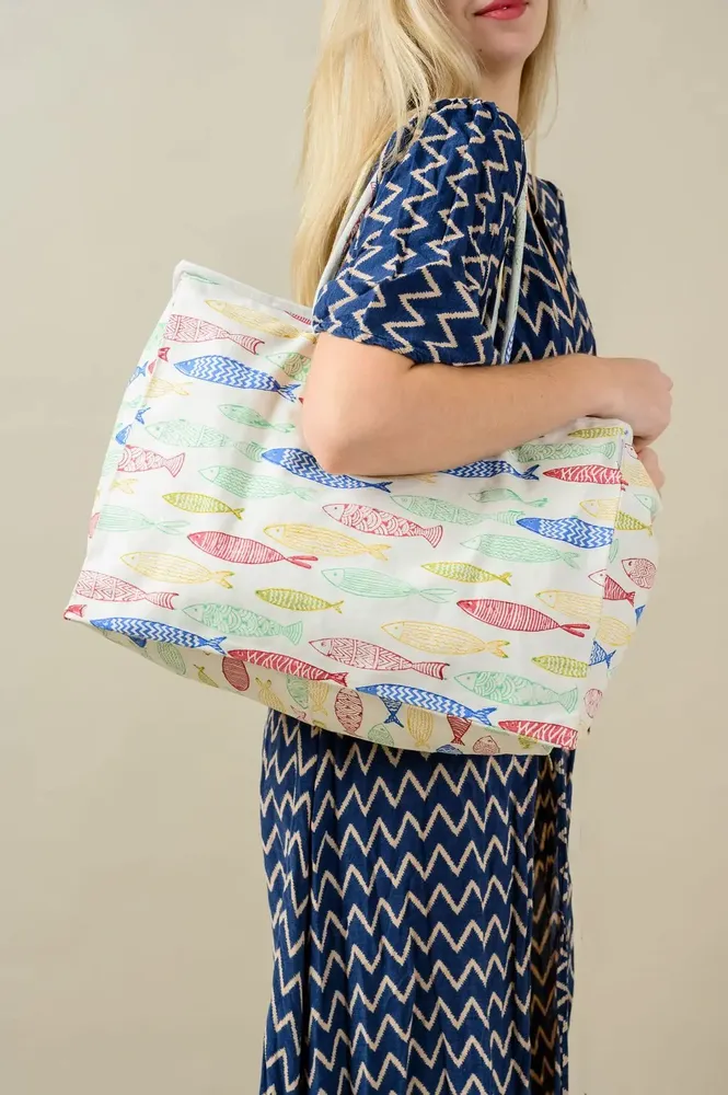 Sacs et cabas - Color Fish HandBag Reversible - KORES ACCESSORIES