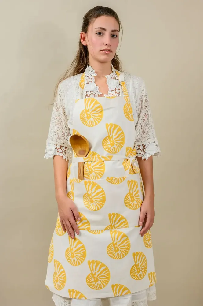 Tabliers de cuisine - Orange Seashell Apron - KORES ACCESSORIES