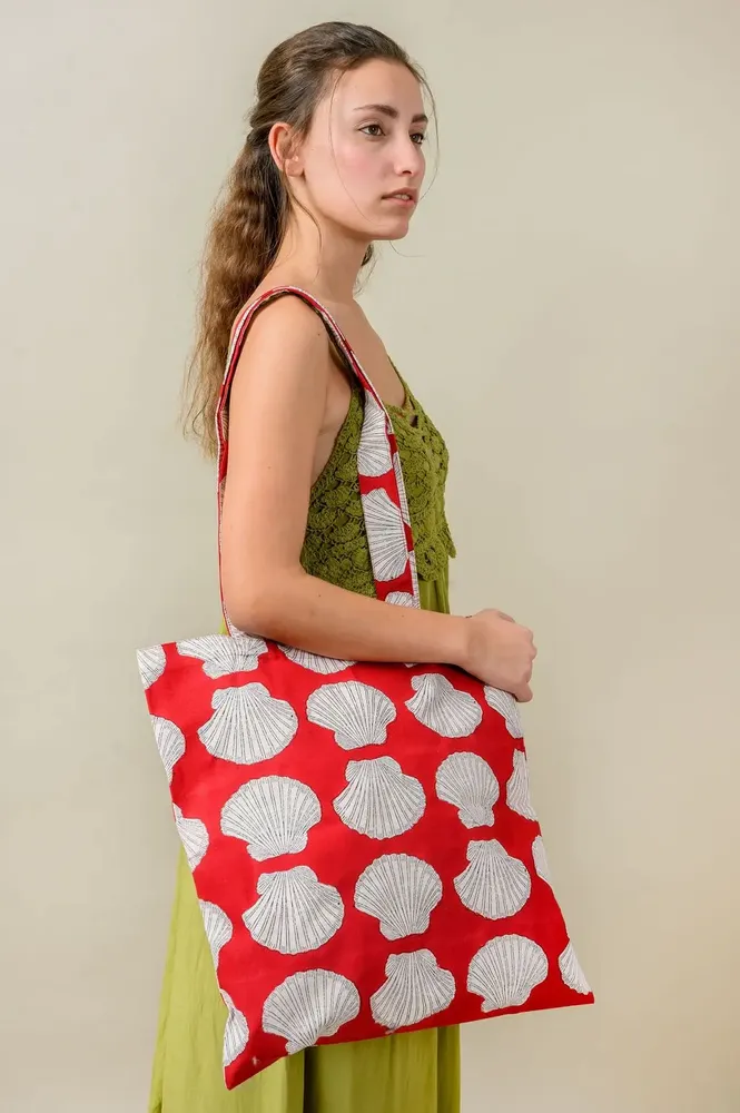 Sacs et cabas - White Shell Tote Bag - KORES ACCESSORIES