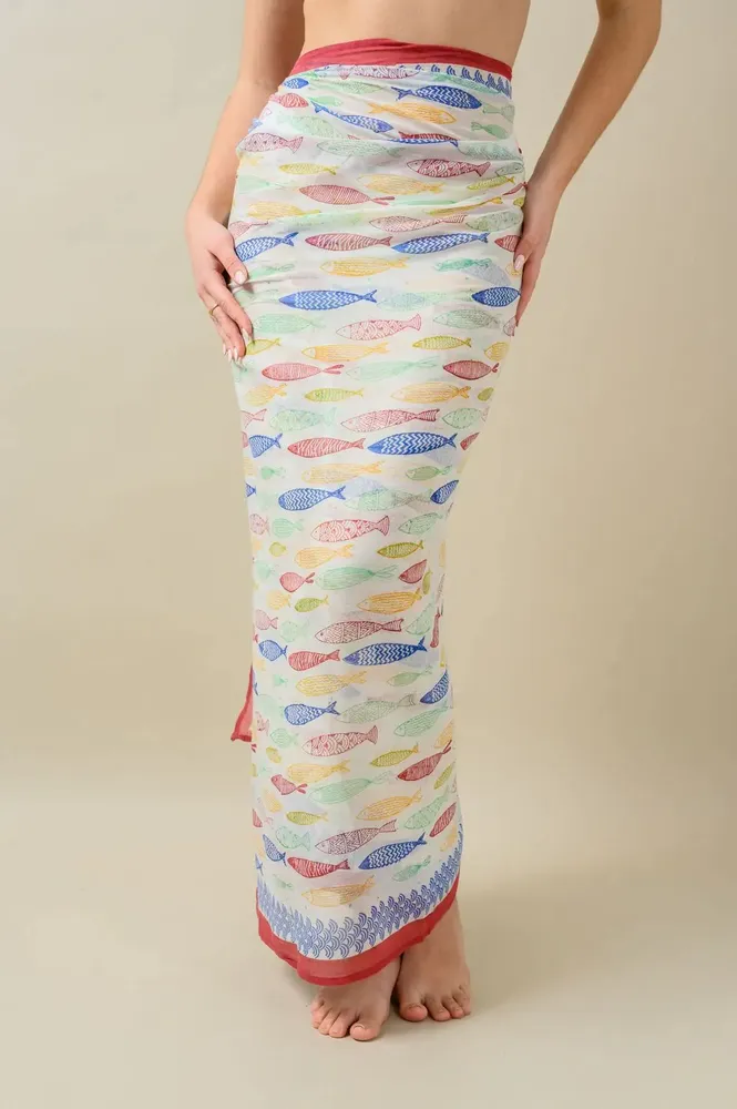 Foulards et écharpes - Color Fish Scarf - KORES ACCESSORIES