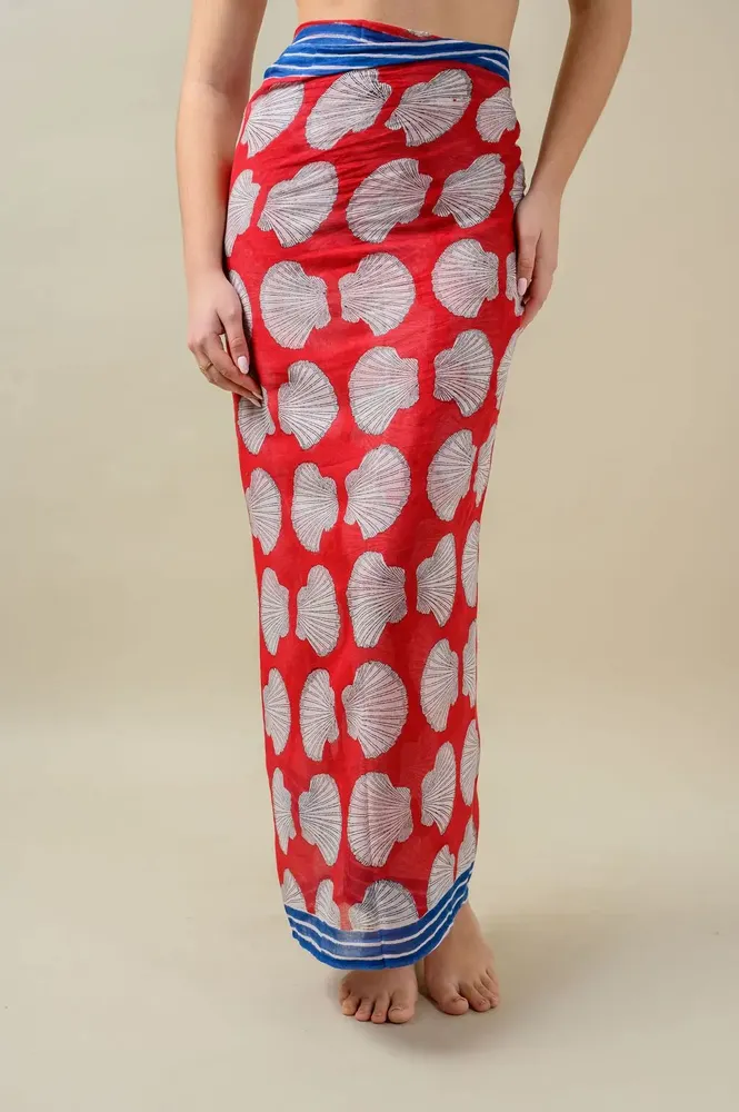 Foulards et écharpes - White Shell Scarf - KORES ACCESSORIES