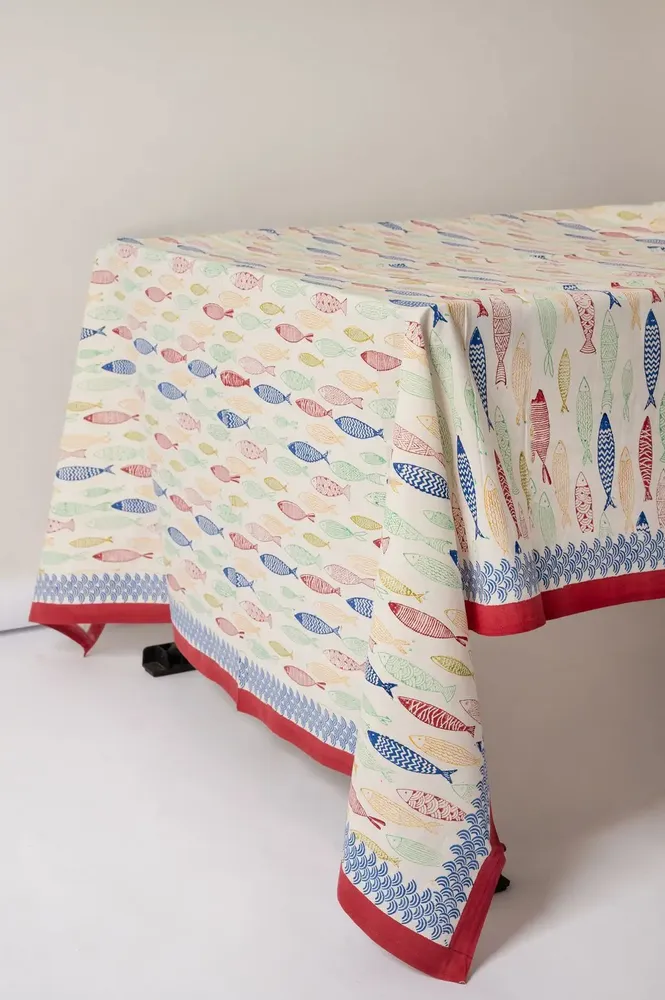Homewear - Color Fish Tablecloth - KORES ACCESSORIES