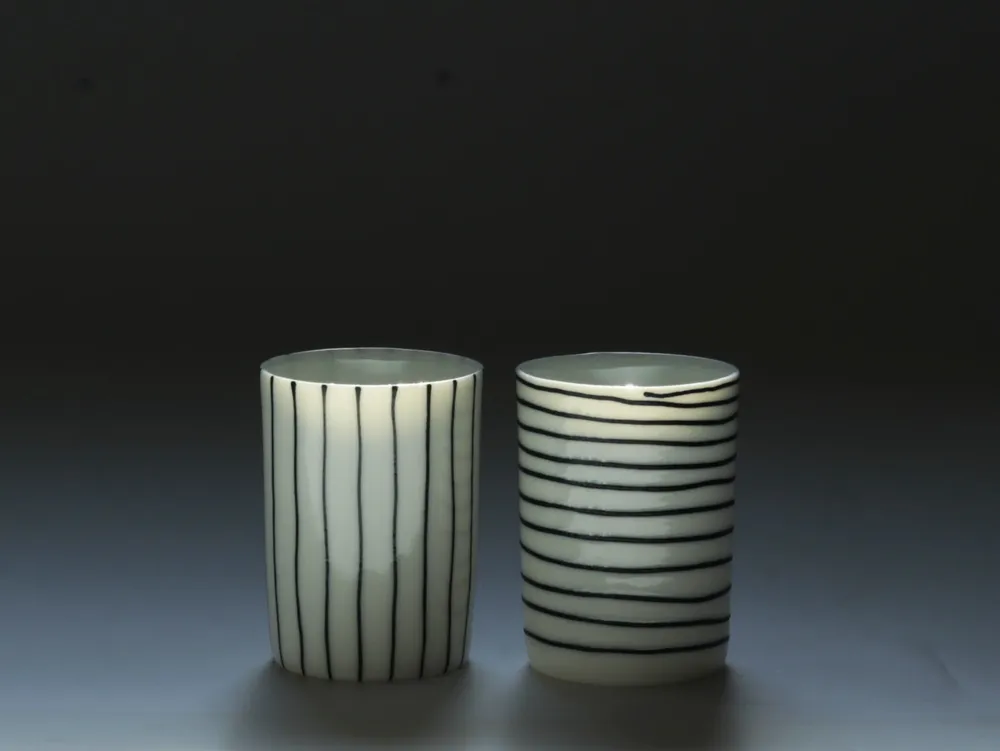 Tasses et mugs - Tasse XS noir&blanc - KAOLIN