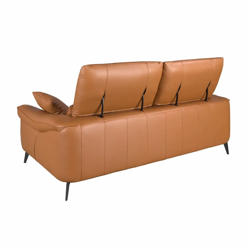 Sofas - 3 seater sofa brown leather - ANGEL CERDÁ