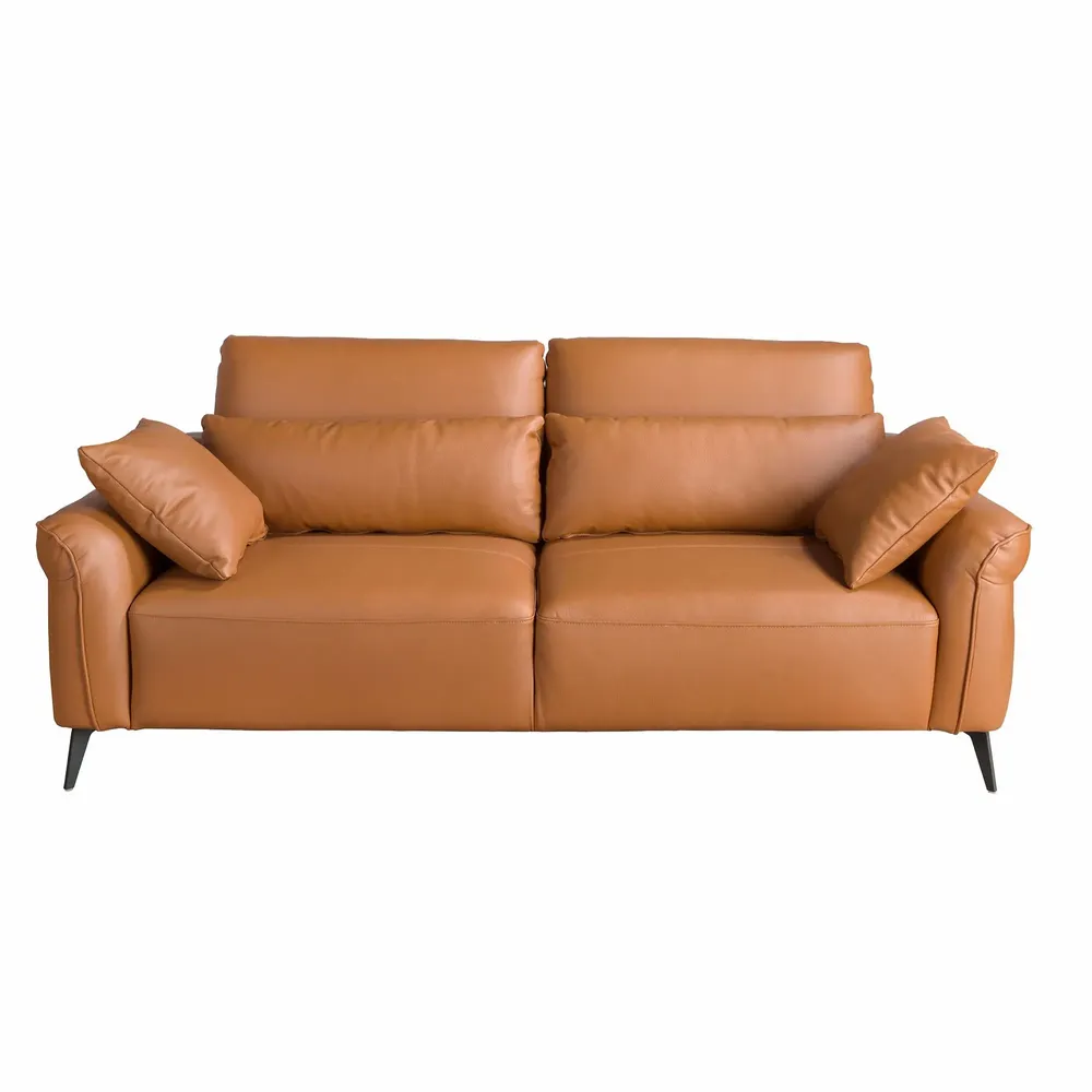 Sofas - 3 seater sofa brown leather - ANGEL CERDÁ