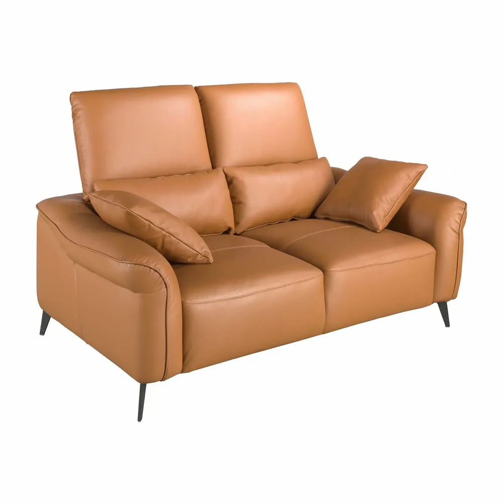 Sofas - 2 seater sofa brown leather - ANGEL CERDÁ