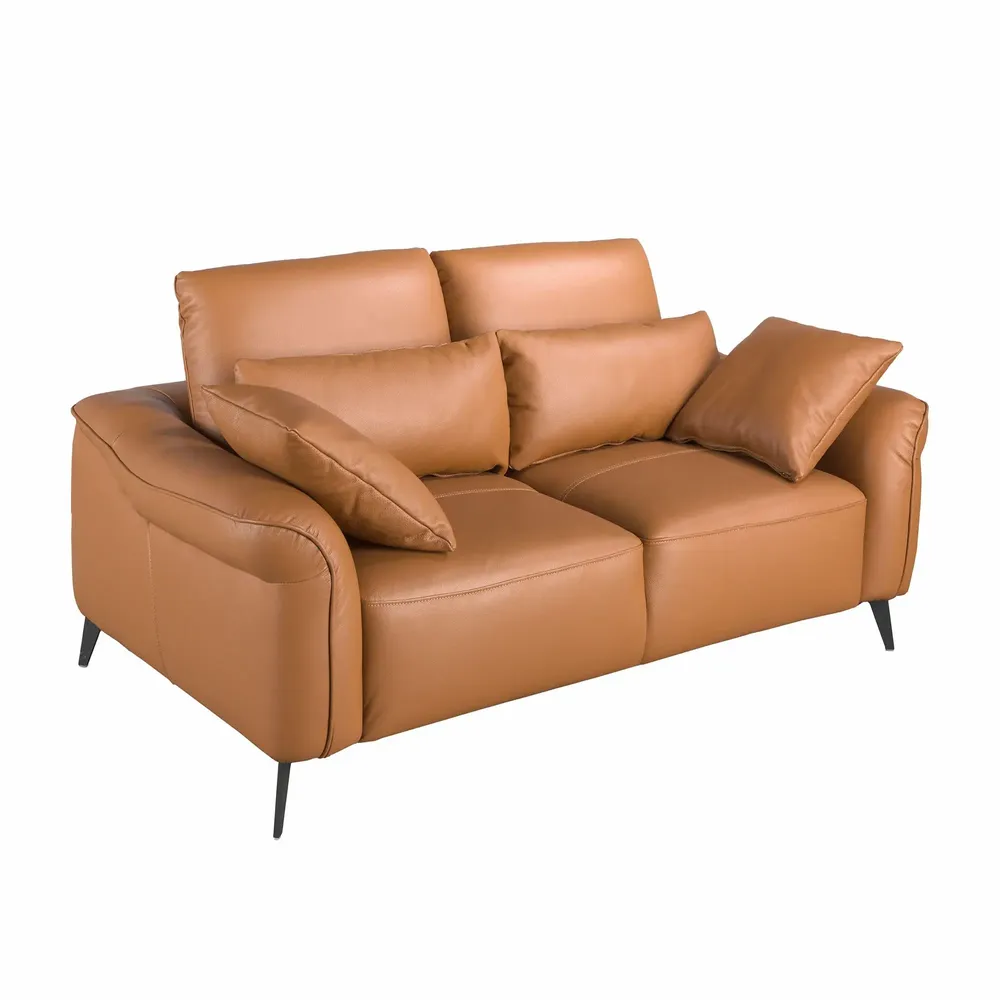 Sofas - 2 seater sofa brown leather - ANGEL CERDÁ