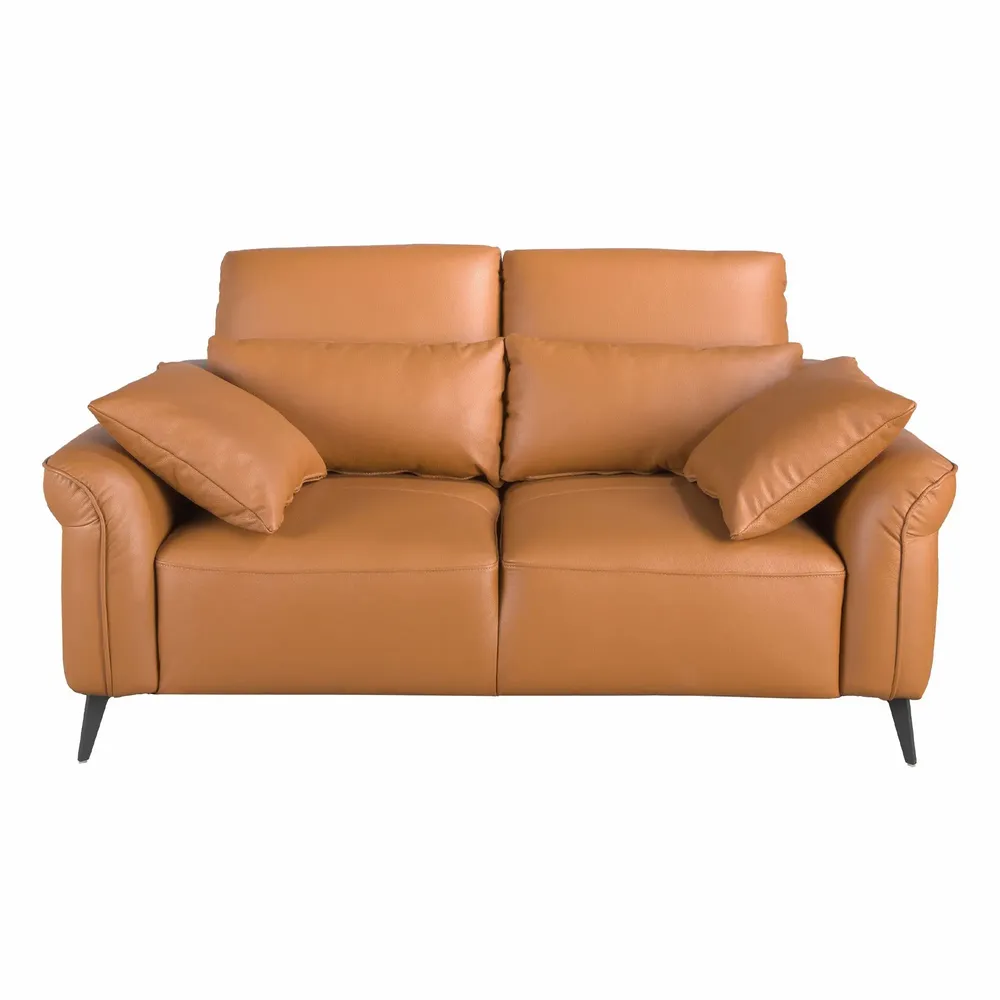 Sofas - 2 seater sofa brown leather - ANGEL CERDÁ