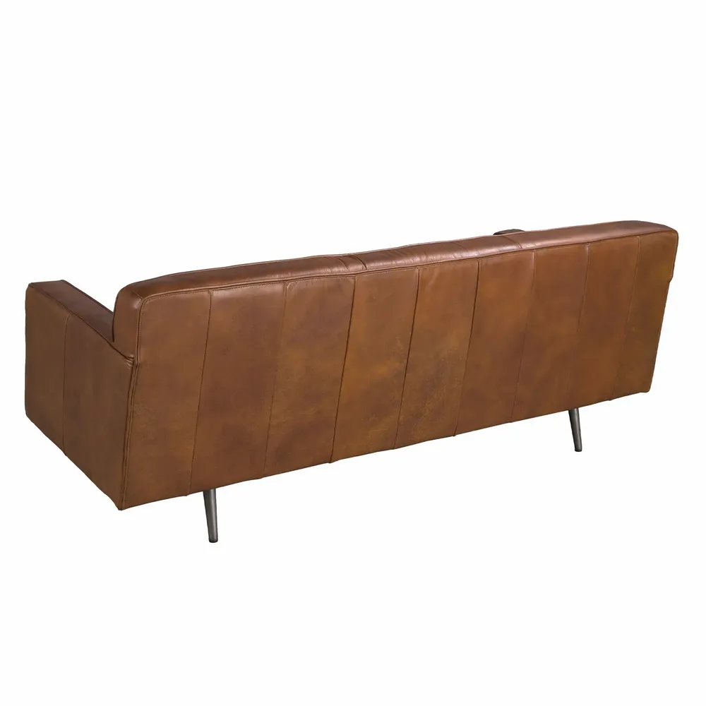Sofas - Chester 2 seater sofa in dark brown leather - ANGEL CERDÁ