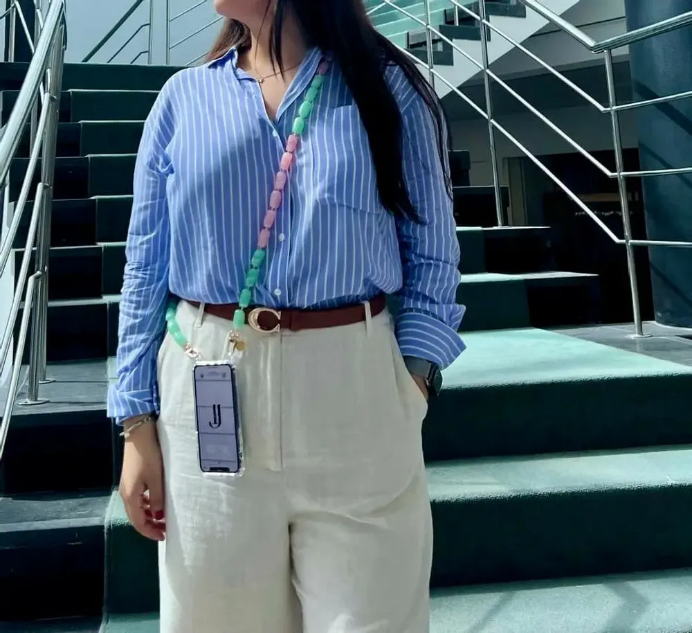 Cadeaux - CHAÎNE DE TÉLÉPHONE Josefina Menthe Lavande - FOLIE À TROIS