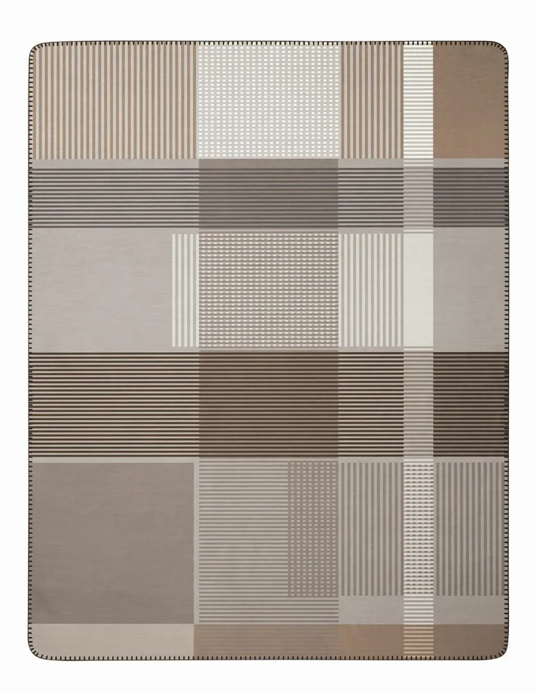 Throw blankets - Throw Maze Stone - BIEDERLACK