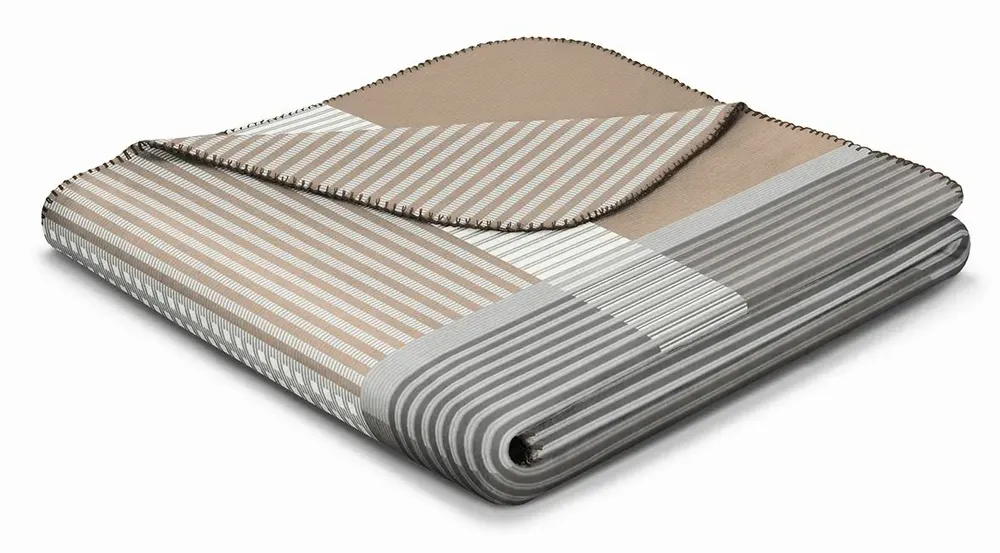 Throw blankets - Throw Maze Stone - BIEDERLACK