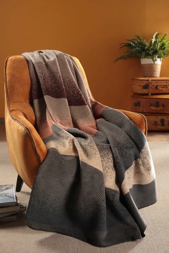 Throw blankets - Throw Desert Wave - BIEDERLACK