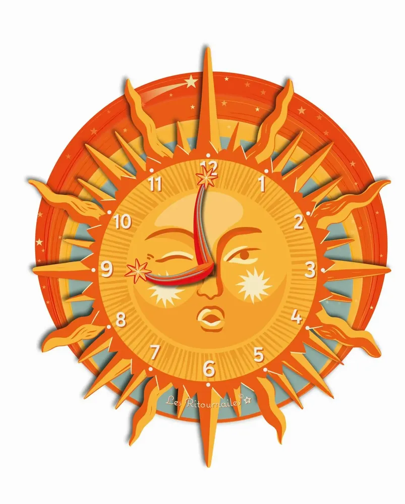 Objets de décoration - Horloge temps - LES RITOURNAILES