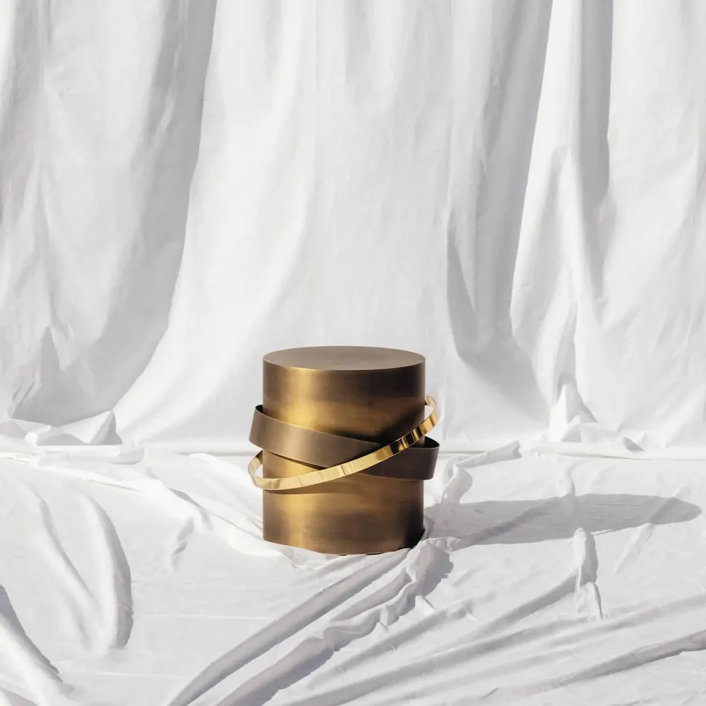 Tables basses - Table d'appoint Orbit En Bronze Avec Finition Dégradée - DUISTT