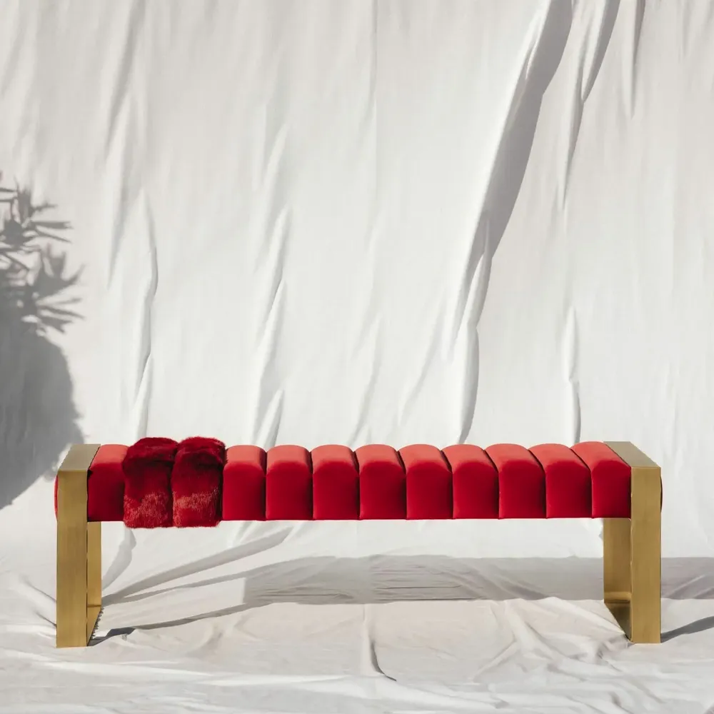 Benches for hospitalities & contracts - Dawn Bench in Light Bronze - DUISTT