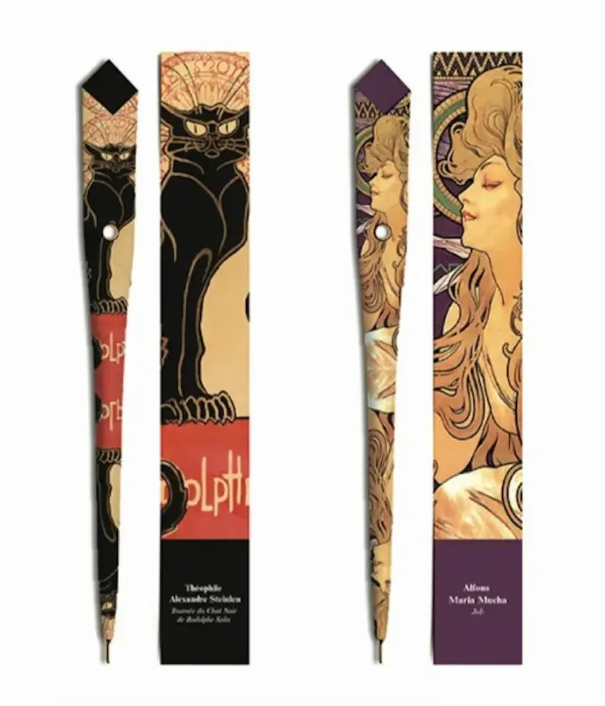 Stylos, feutres et crayons - 48 stylos en papier - Collection PEINTURE 2 - PLUME DE PAPIER